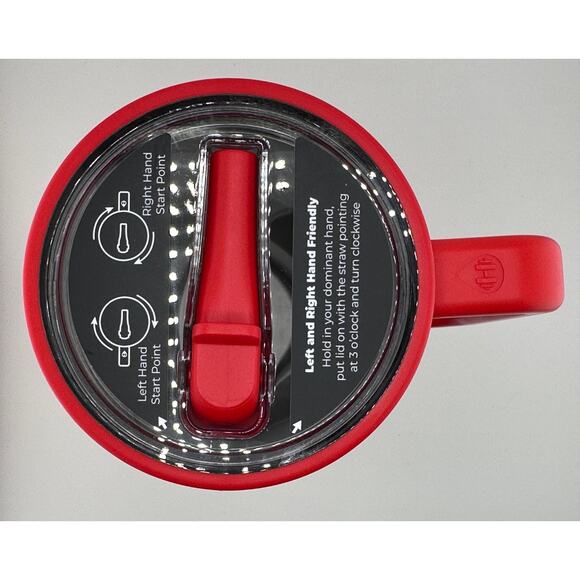 HAPPY HOLIDAYS RED HydroJug 40 oz Traveler; READY TO SHIP TODAY - Picture 5 of 6